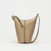 Mini Bag Mini Tanner en cuero graneado Taupe
