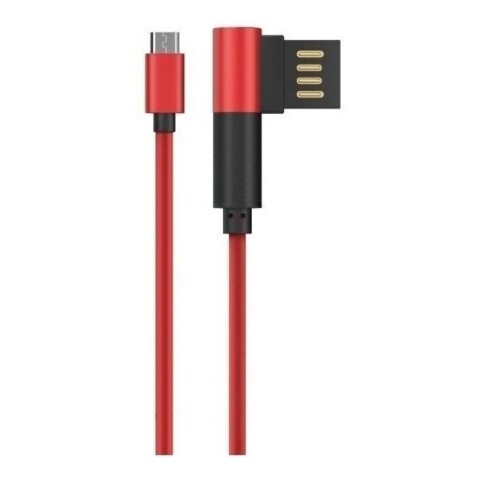 Cable De Datos Usb A Micro Usb Reforzado Carga Rapida Marvo Color Variante Rojo