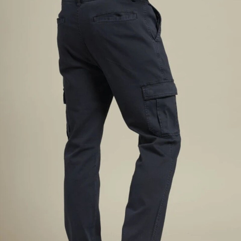 Pantalon Gabardina Cargo Polanco Marino