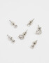 Aros Sets Con strass Set De Aros Con Strass - Plateado