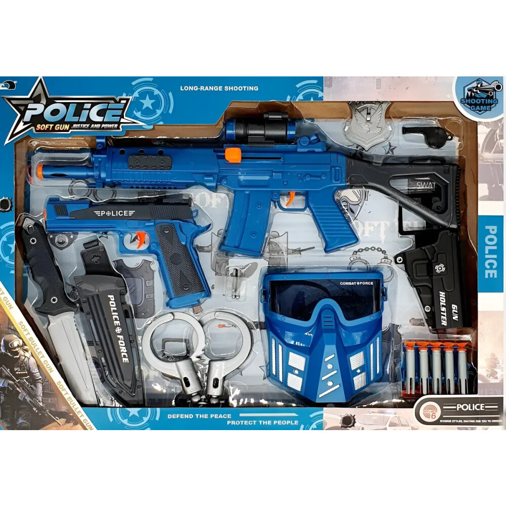 Set de policia con armas y accesorios Set de policia con armas y accesorios