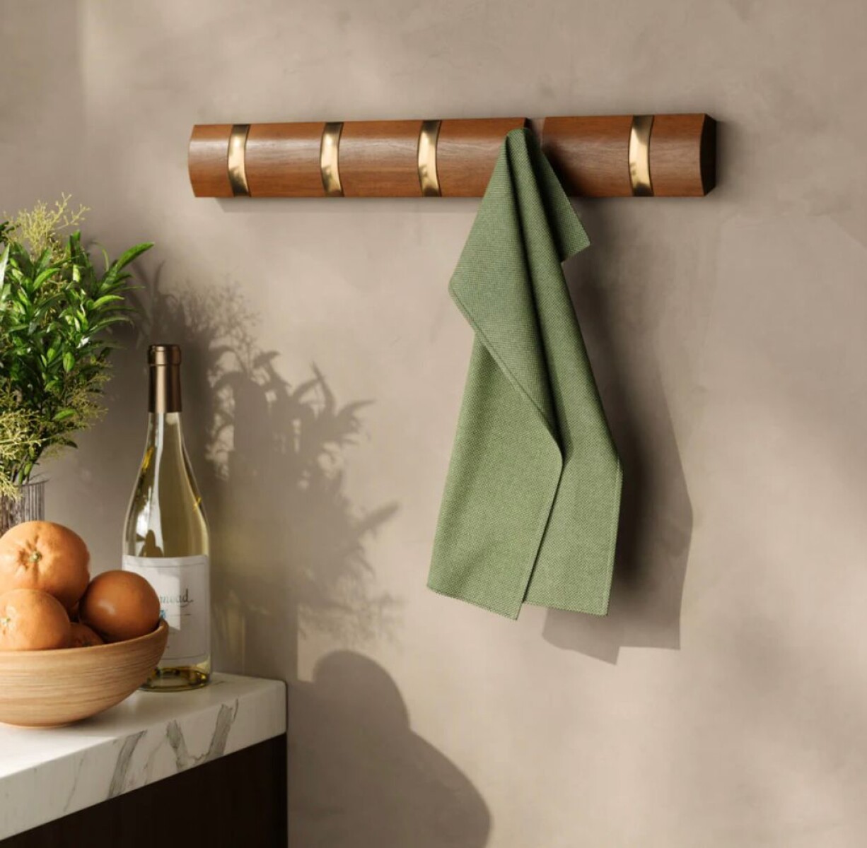 Perchero de Pared Flip 5 Ganchos Umbra 