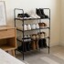 Zapatera Organizador de Zapatos IMBACK IBK-PER010 | 4 Niveles, Compacta, Multiuso y Resistente Zapatera Organizador de Zapatos IMBACK IBK-PER010 | 4 Niveles, Compacta, Multiuso y Resistente