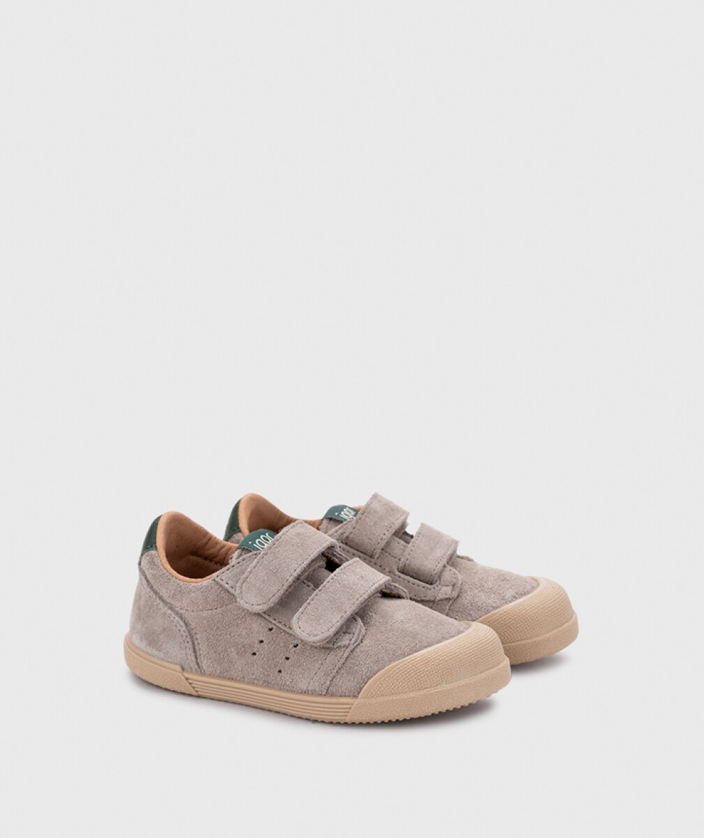 Tennis suede topo - Gris 