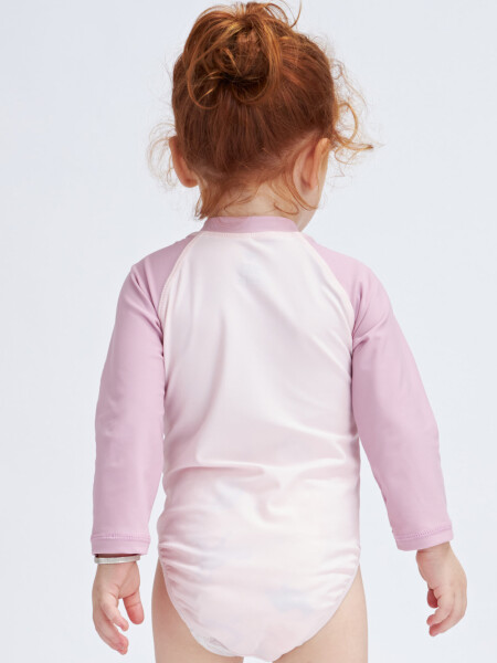 Malla manga larga uv Combinado Rosa
