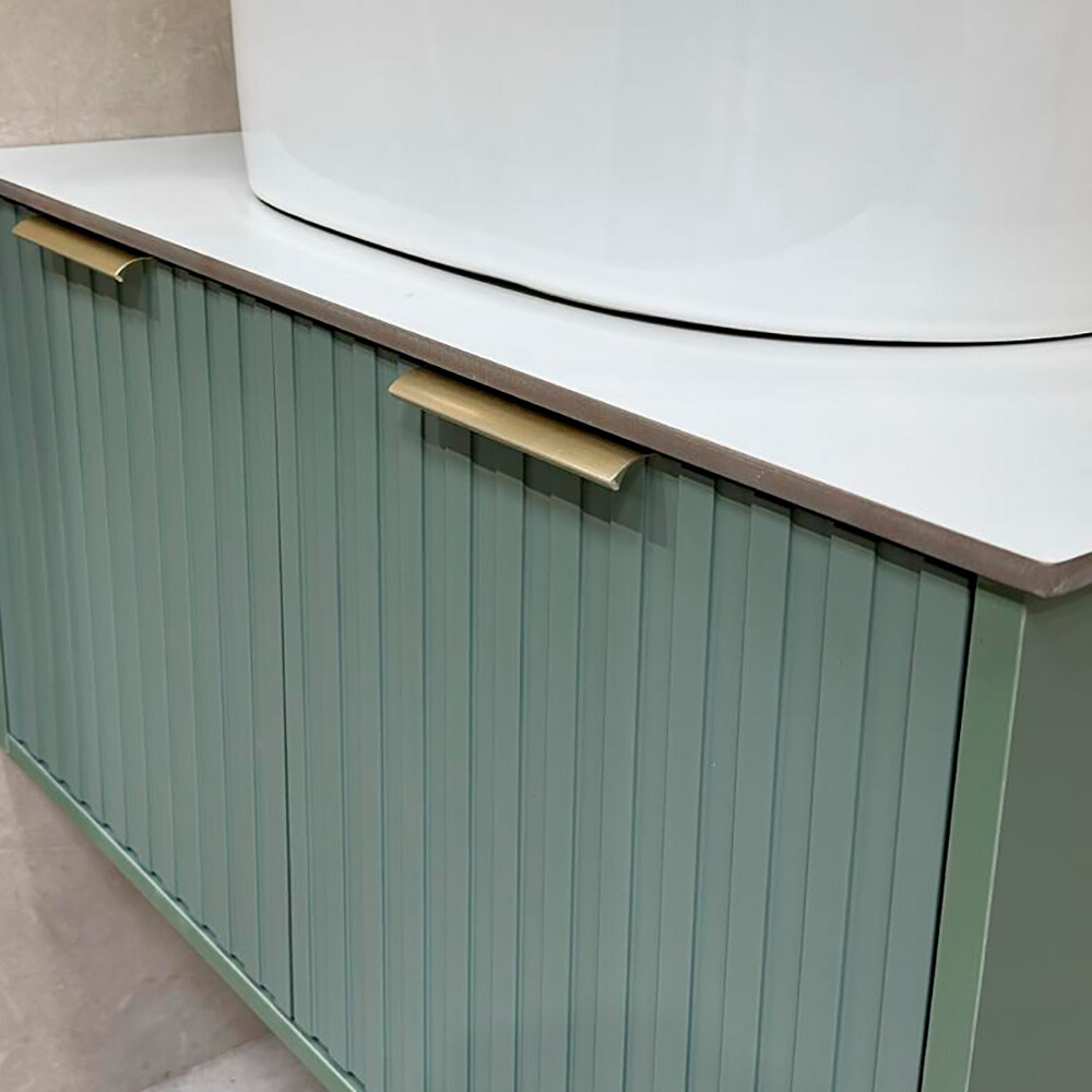 CONJUNTO DE BAÑO HABITARE MODELO SY2006-80G / MUEBLE + BACHA + ESPEJO C/ LUZ LED - 80 cm Conjunto De Baño Habitare Modelo Sy2006-80g / Mueble + Bacha + Espejo C/ Luz Led - 80 Cm