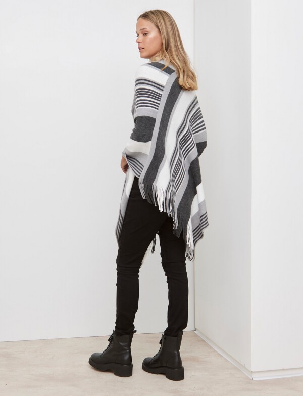 Poncho Soft GRIS/MULTI