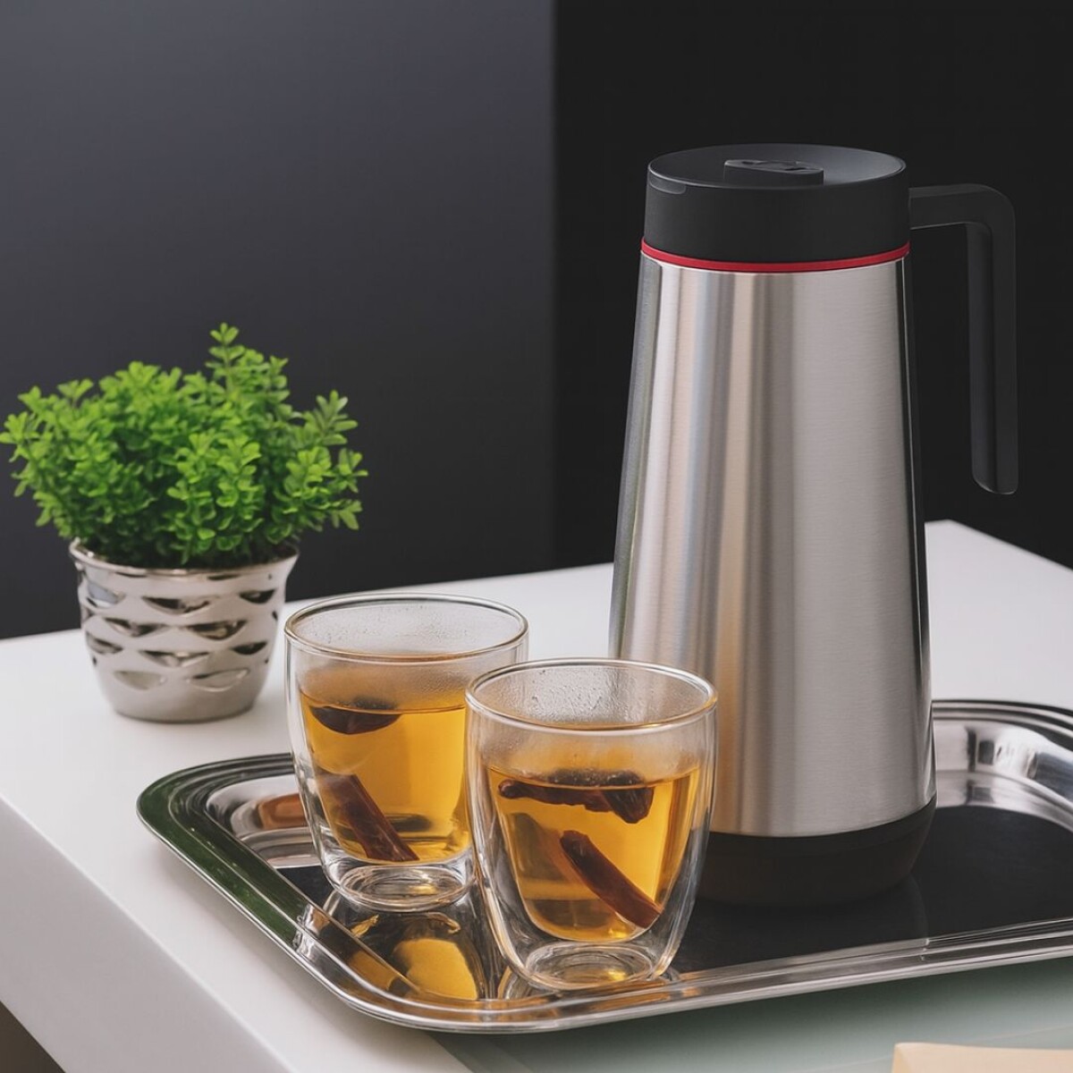 JUEGO DE TAZAS VIDRIO DOBLE PARED TRAMONTINA 270ML X 2 UNDS 