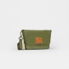 Mini bag Nina en cuero graneado Verde