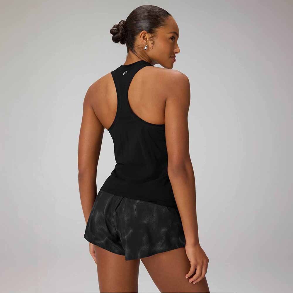 Top Feather Tech+ Racerback Mujer Black