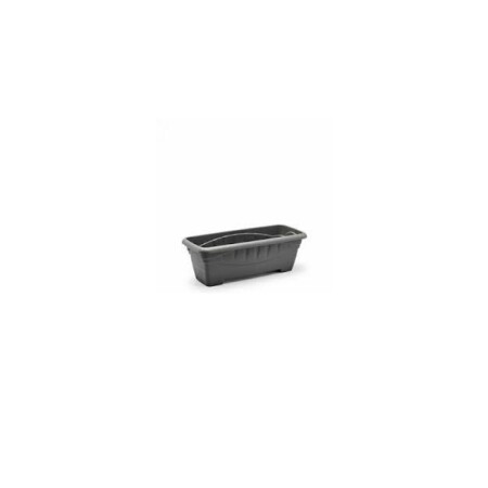 MACETA JARDINERA RECTANGULAR 1,6LTS GRIS GRIS
