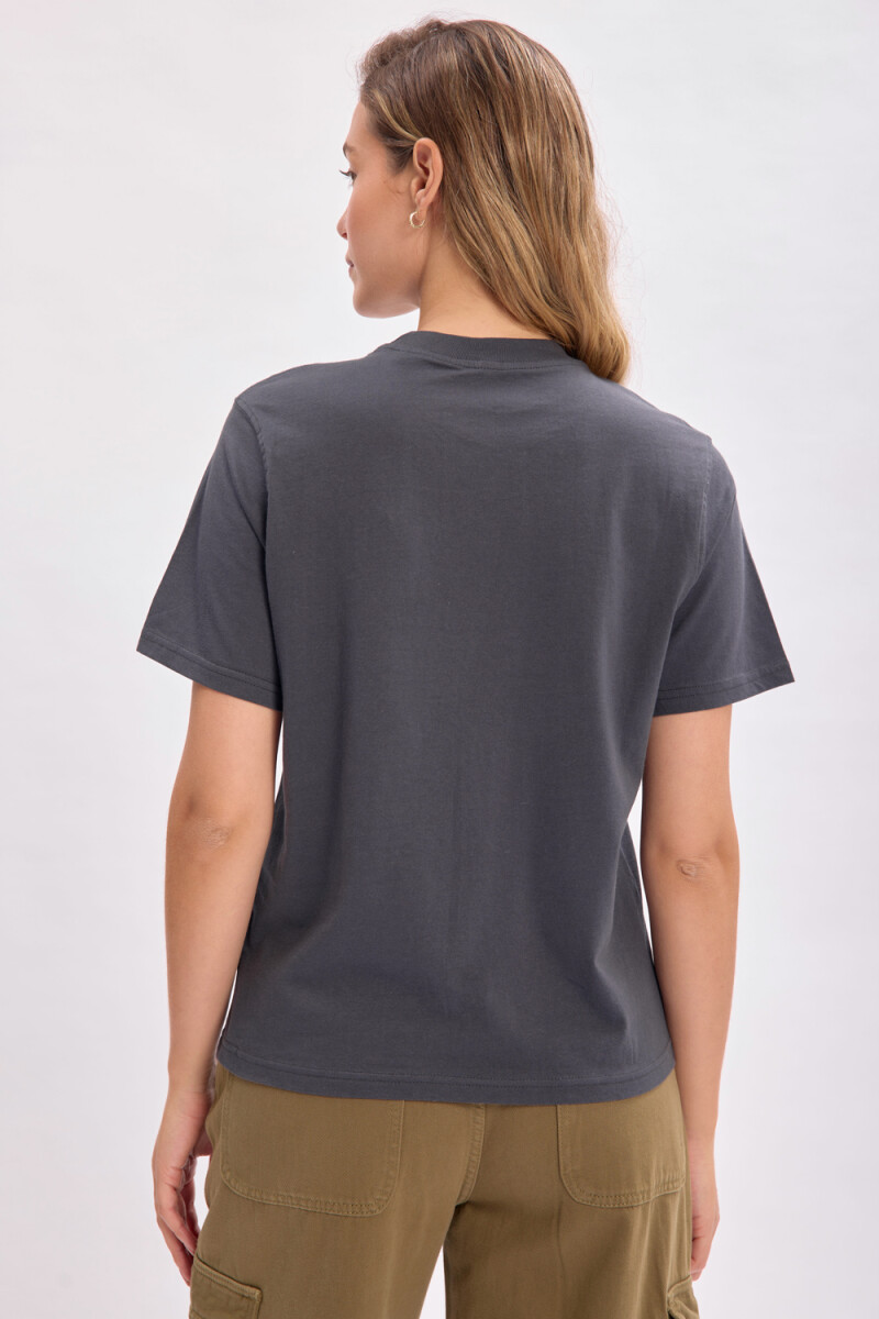 Remera estampa Serpiente Gris