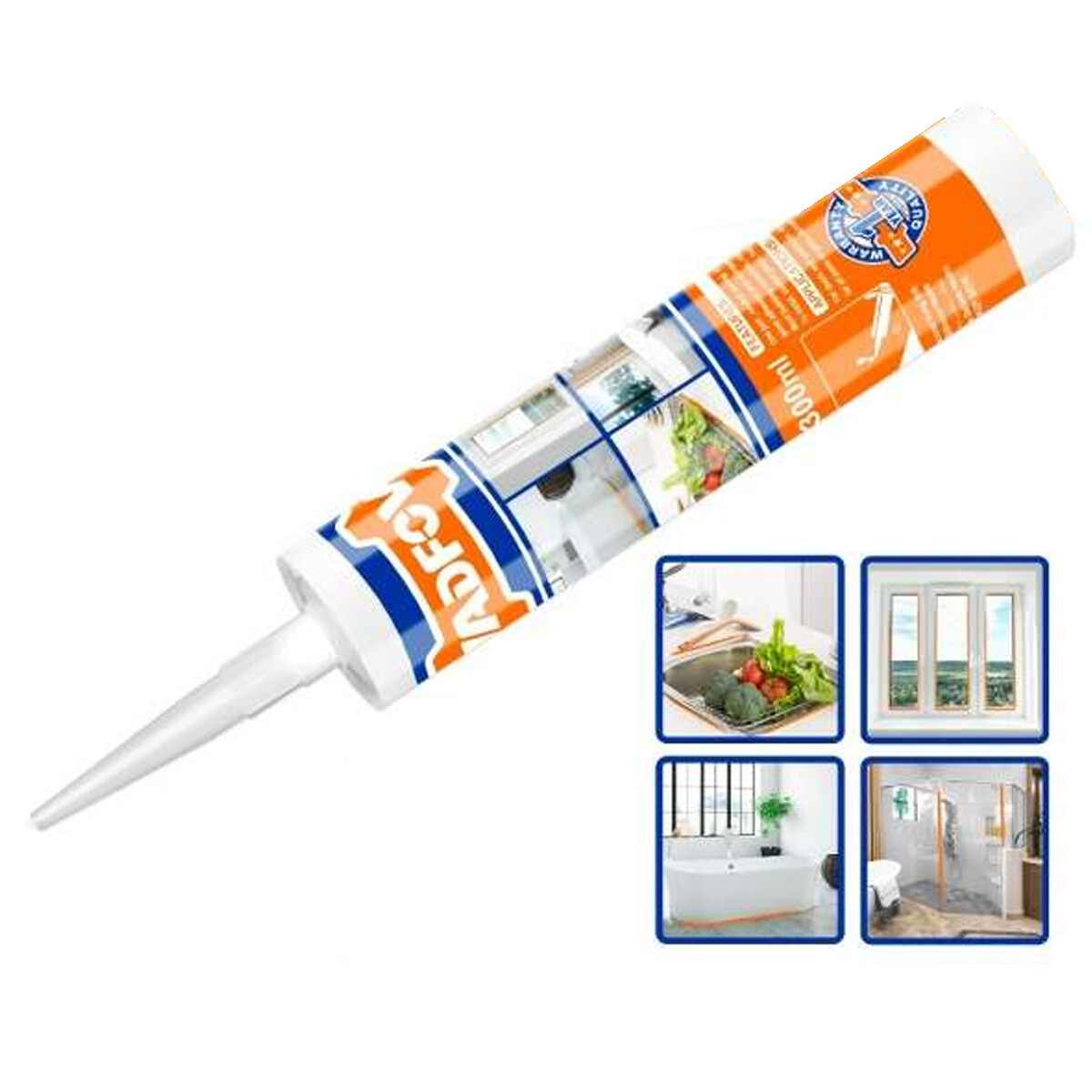 SILICONA NEUTRA BLANCA 300ML WADFOW WGQ2T11 