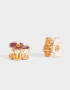 Broches Sets Con flores Set De Broches - Combinacion Tricolor