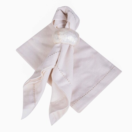SET SERVILLETAS X 2 ALGODON BLANCO MILANI