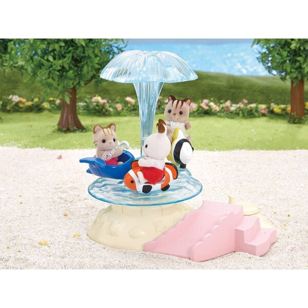 Sylvanian Families Carrusel Calesita Fuente Juguete Niños Sylvanian Families Carrusel Calesita Fuente Juguete Niños