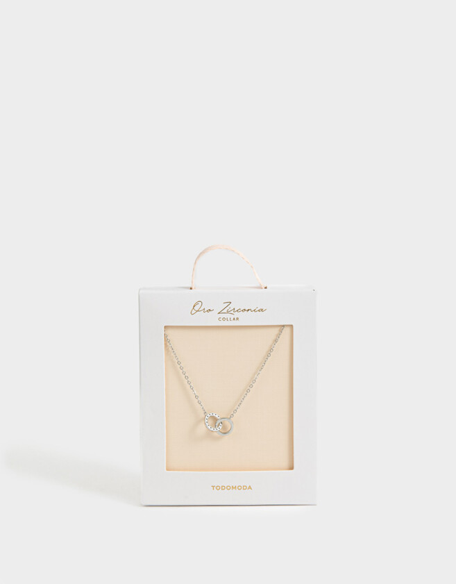 Cadena Corta con Dije Premium Gold Cortos - Plateado