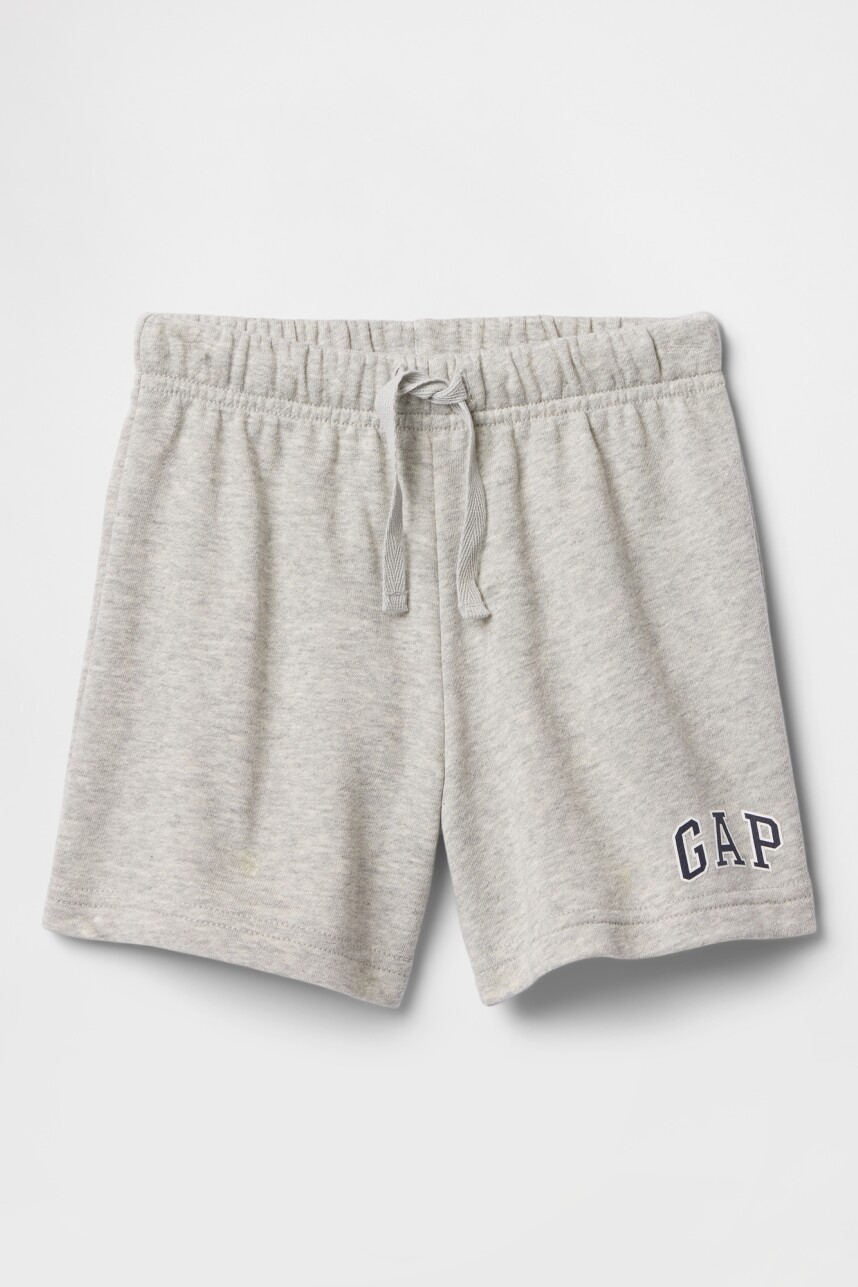 Short Sin Felpa Logo Gap Toddler Niño Light Heather Grey B08