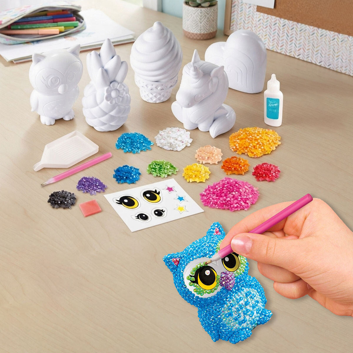 Kit de Animales con Brillo 3D My Look Lexibook 