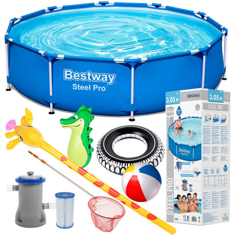 Piscina Bestway Estructural 4678 L + Bomba + Regalos! Cmb000671
