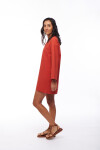 VESTIDO PAULINA LADRILLO