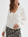 Blusa Pelvi Marfil / Off White
