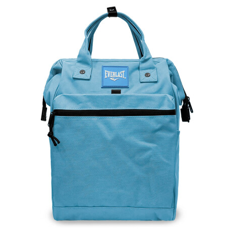 Mochila Cartera Everlast Bolso Dama Urbana Antirrobo Celeste