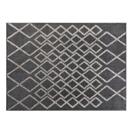 Alfombra rectangular súper suave Classic 1.50x2.00mts Grafito Chain
