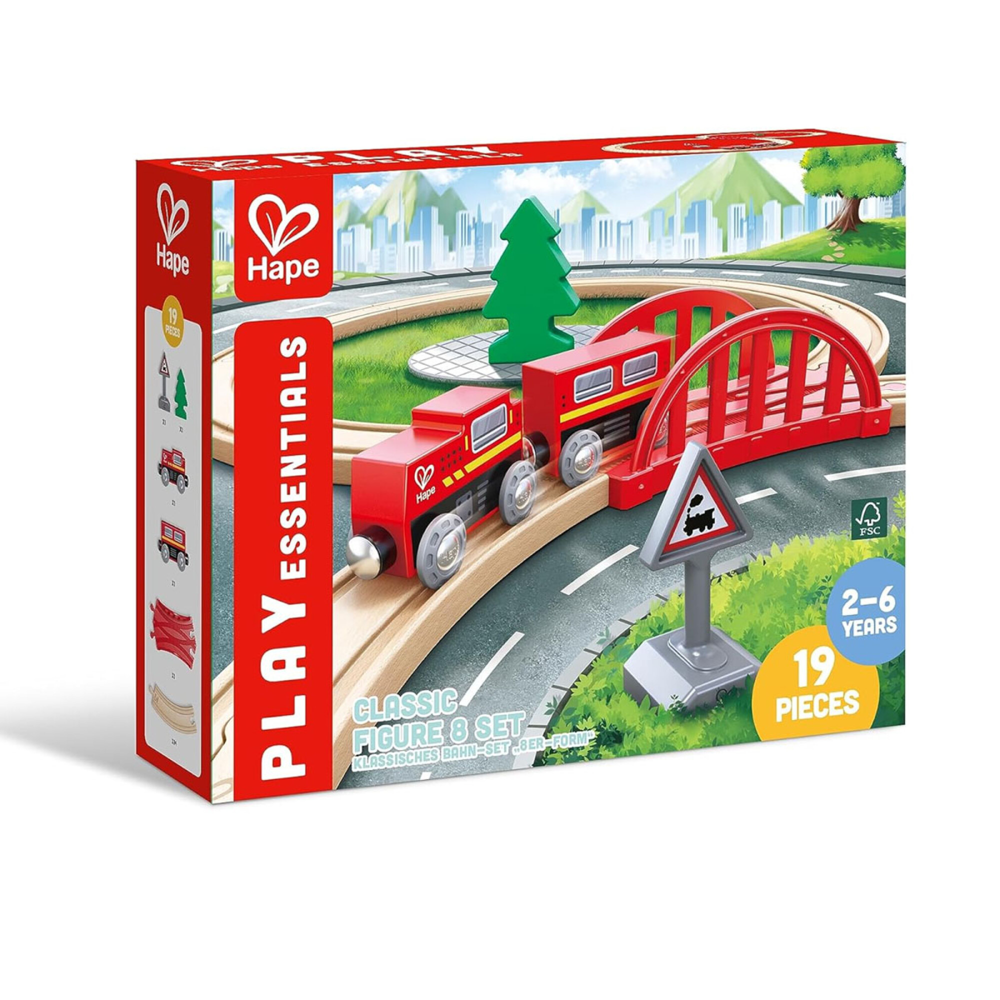 Pista de Tren Clásica Forma de Hape — Los Reyes Magos