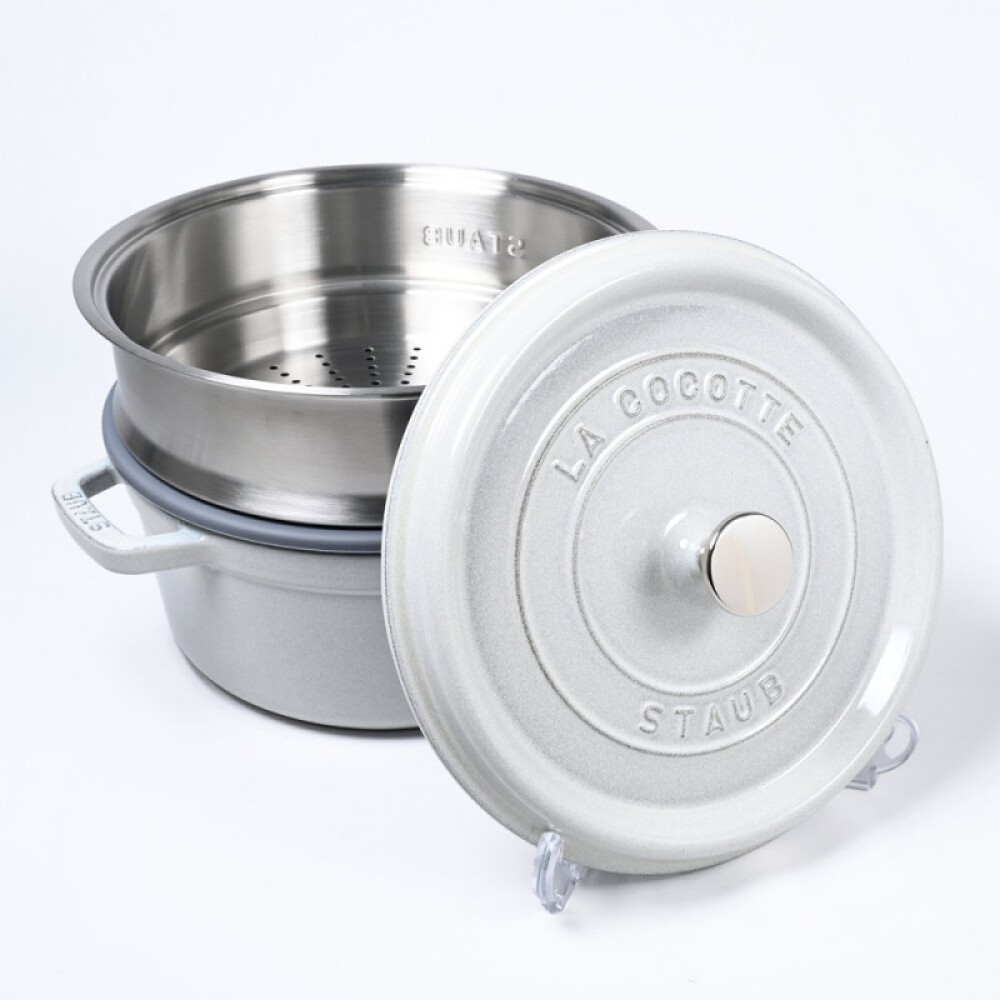 STAUB COCOTTE C/ VAPORIERA - 24 CM TRUFA STAUB COCOTTE C/ VAPORIERA - 24 CM TRUFA