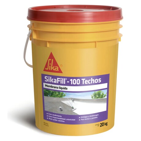 Membrana Líquida Sikafill -100 Techos 20kg Blanco Membrana Líquida Sikafill -100 Techos 20kg Blanco