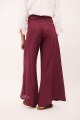 PANTALON WIDE XL LINEN SS26 Uva