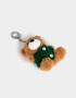 Llavero Peluche Llavero Y Charm De Osito Con Sweater - Marron Medio