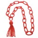 Collar largo de coral antiguo. Collar largo de coral antiguo.
