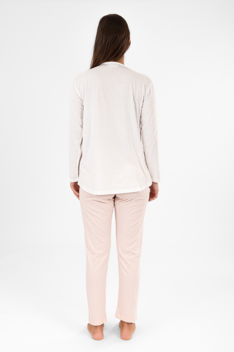 Pijama la vie Marfil