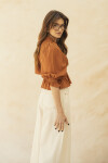 BLUSA OFELIA MAXI CAMEL BLUSA OFELIA MAXI CAMEL