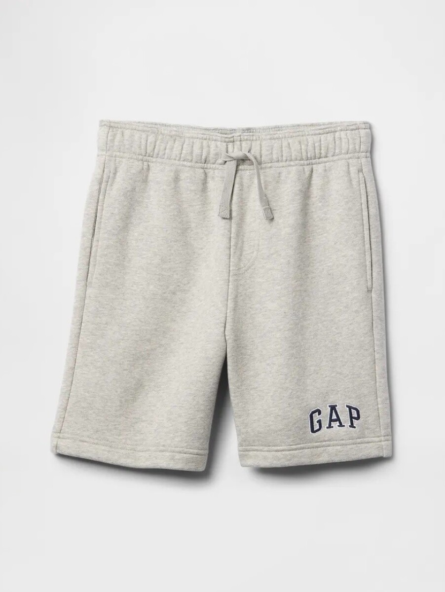 Short Deportivo Logo Gap Niño - Light Heather Grey 