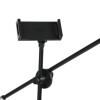 Jirafa de micrófono con soporte para tablet Jirafa de micrófono con soporte para tablet