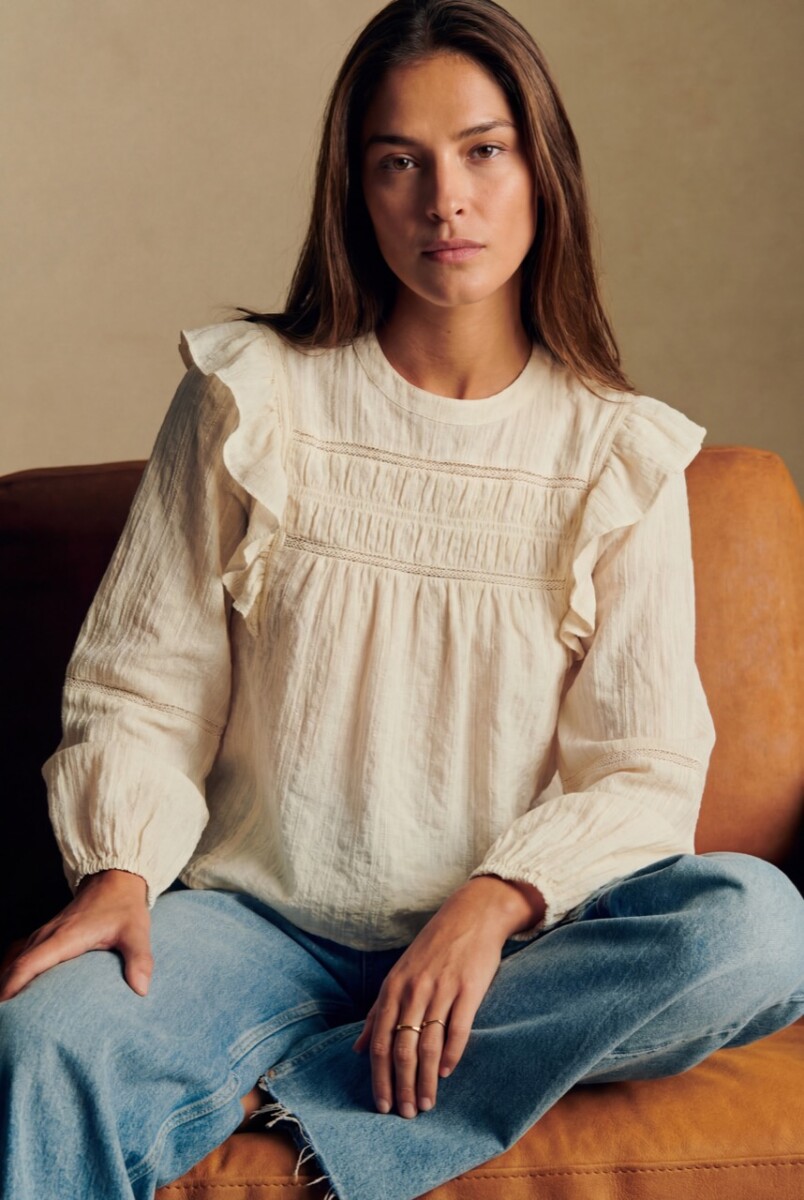 Blusa Con Volados - Arena 