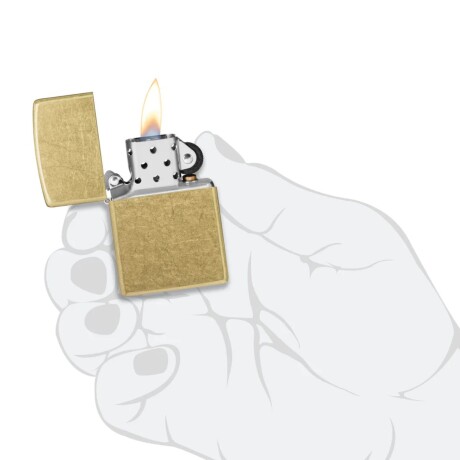 Encendedor Zippo Street Brass - 48267 Encendedor Zippo Street Brass - 48267