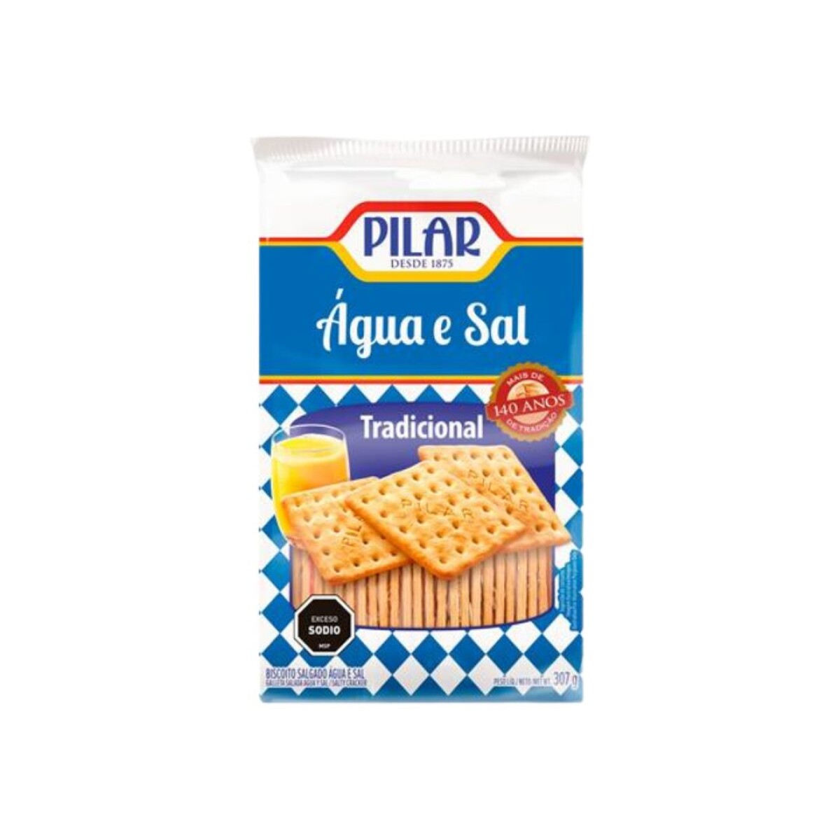 GALLETITA PILAR AGUA Y SAL 307 GRS 