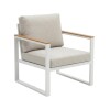 JGO DE JARDIN BCO C/ALMOHADONES BEIGE COMB 4PZAS Unica