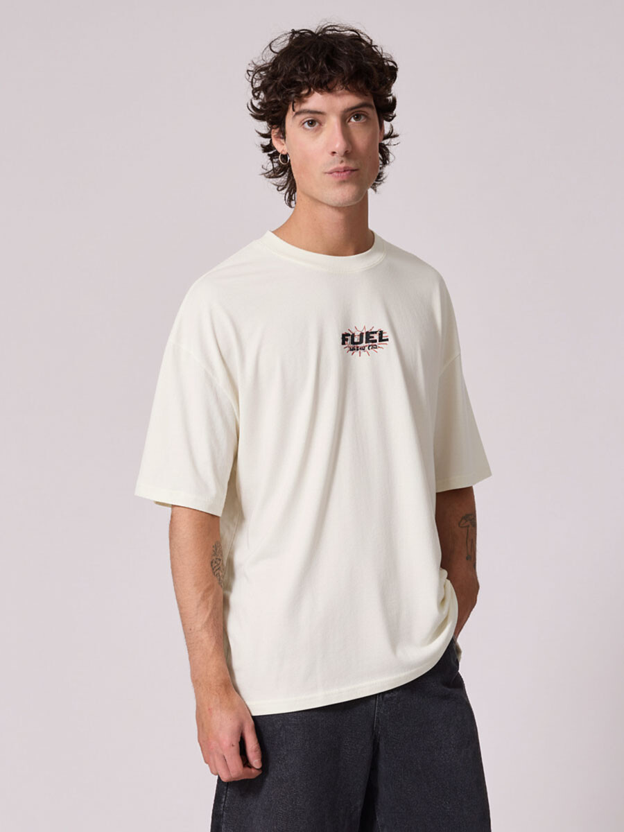 T-SHIRT CICLE DIXIE - Crudo 