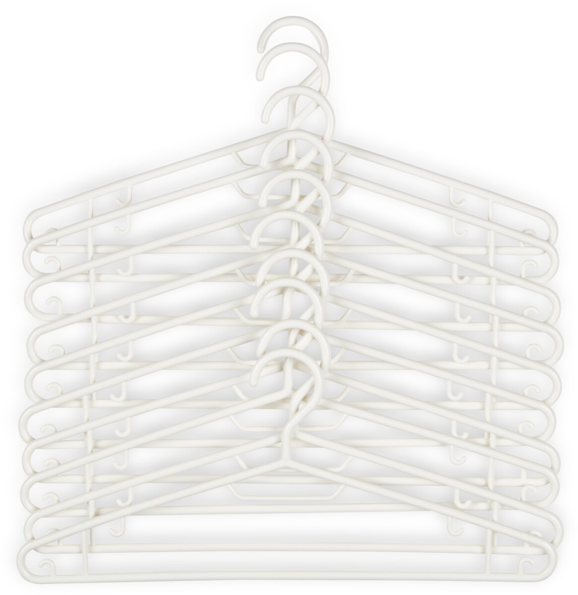 Perchas SIGBRANDT blanco 10 unidades 