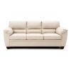 SOFA 3 CUERPOS MODELO ALIAS - 100 % EN CUERO - COLOR PERLA MATE SOFA 3 CUERPOS MODELO ALIAS - 100 % EN CUERO - COLOR PERLA MATE