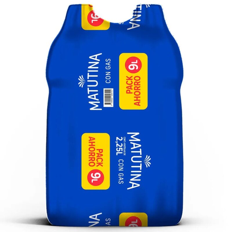 Agua Matutina con gas pack 9 l Agua Matutina con gas pack 9 l