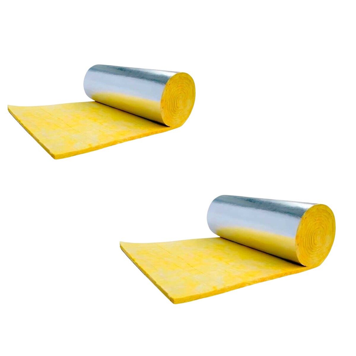 Combo X2 Lana De Vidrio 2 Cm Aislante Termoacústico Aluminio 