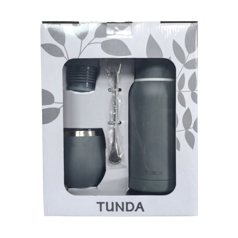 Set Matero Térmico Tunda Gris Gris