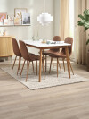 Mesa de comedor JEGIND 80x130 roble/blanco Mesa de comedor JEGIND 80x130 roble/blanco
