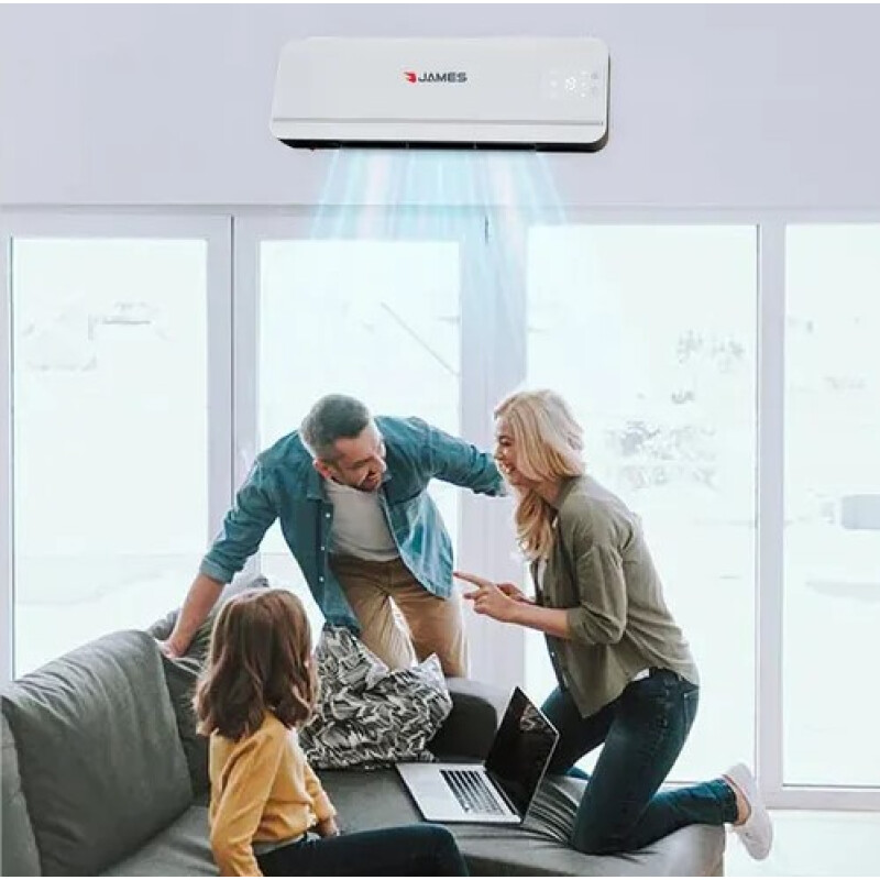 Calefactor eléctrico, Caloventilador de Pared James - 2000 W blanco 220V Calefactor eléctrico, Caloventilador de Pared James - 2000 W blanco 220V